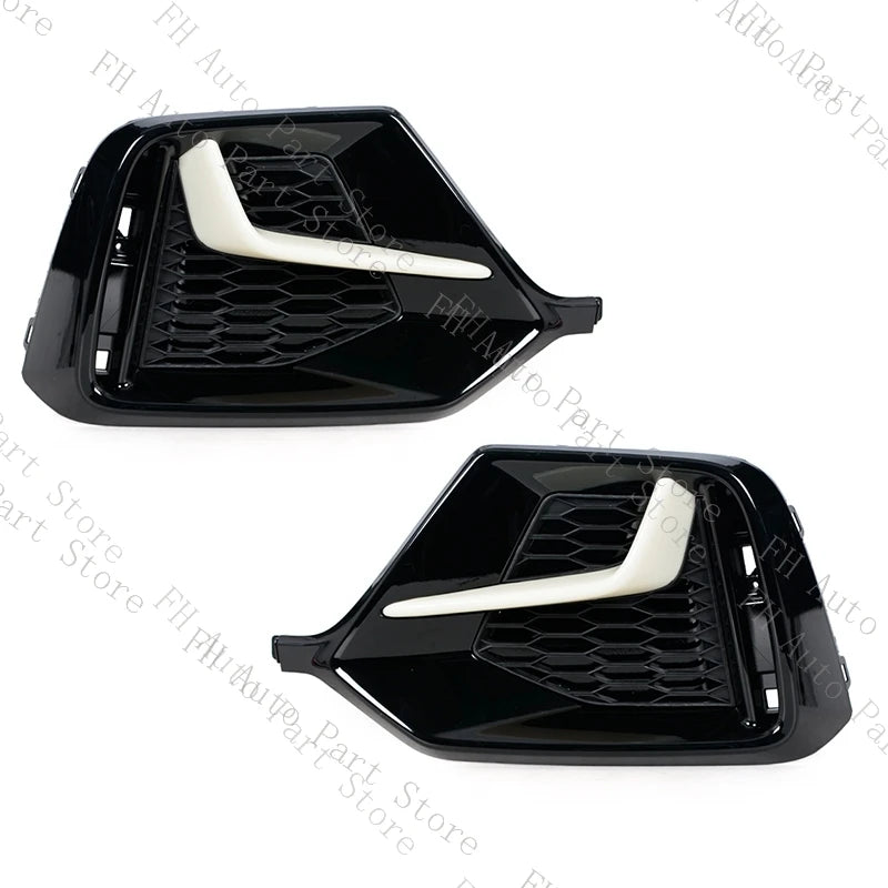 Front Rear Fog Lamp Light Trim Frame Shell Cover Lid Bezel For Honda Civic Hatchback 2020 2021