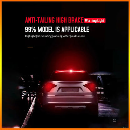 Automotive LED High Mounted Brake Light Warning Light Strip With Flow Light Steering Brake Multiple Functions Brake light