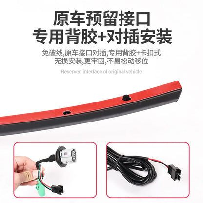 Car Auto Accessory For Audi A6L Through Tail Lights A6 2019-2023 Upgrade to C8 LED Dynamic Flowing Light Tail Lamp