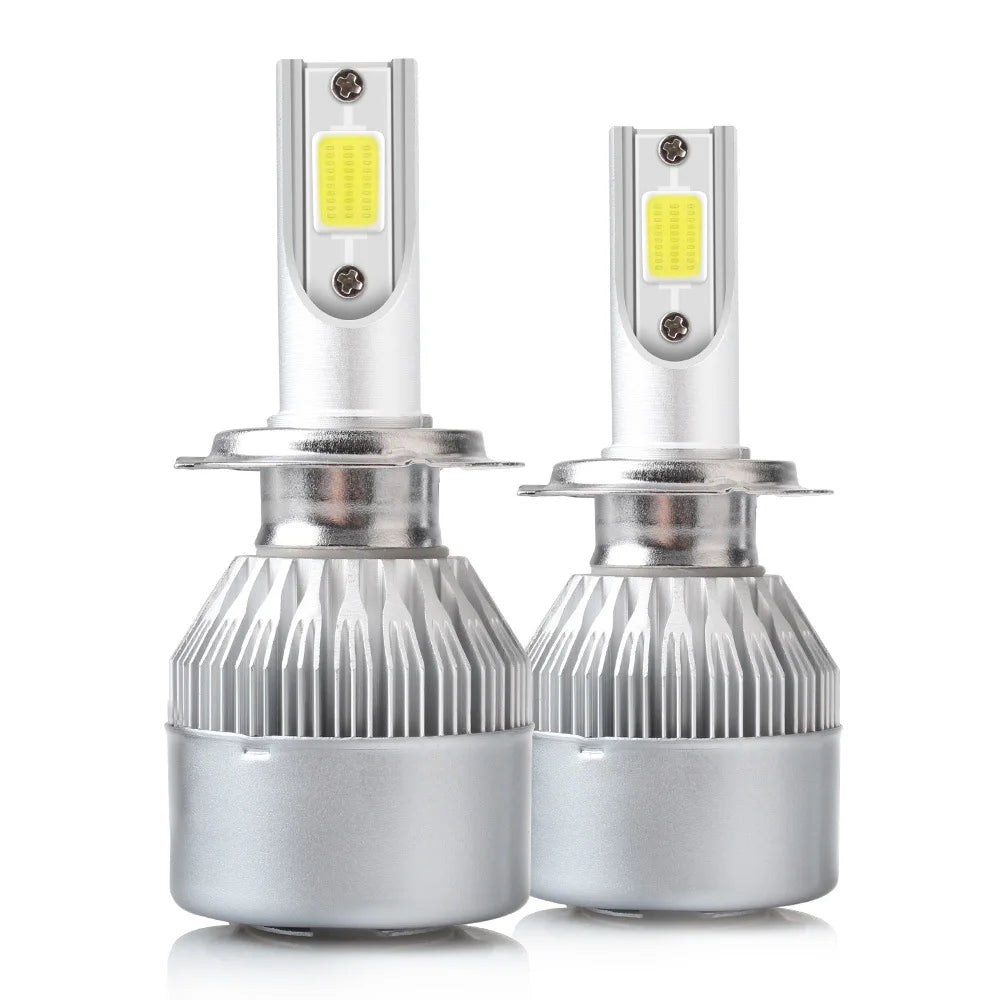Led Headlight Bulbs H3 H4 H7 LED Car Waterproof Lamp Super Bright CSP LED Headlight DRL Lamp Kit High Low Beam