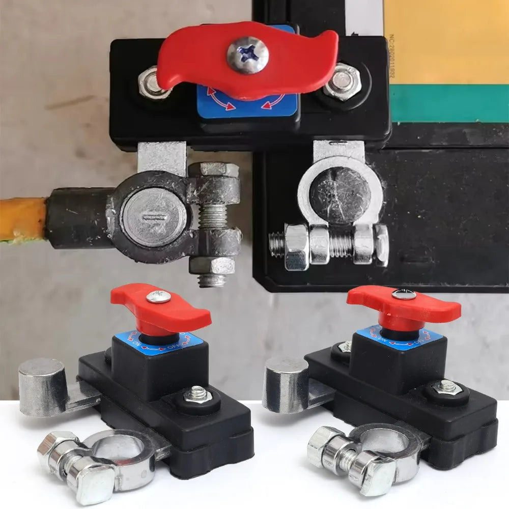 Car Battery Disconnect Switch 12V 24V Universal Remote Control Battery Switch Anti-theft Power Controller for Car Truck Boat