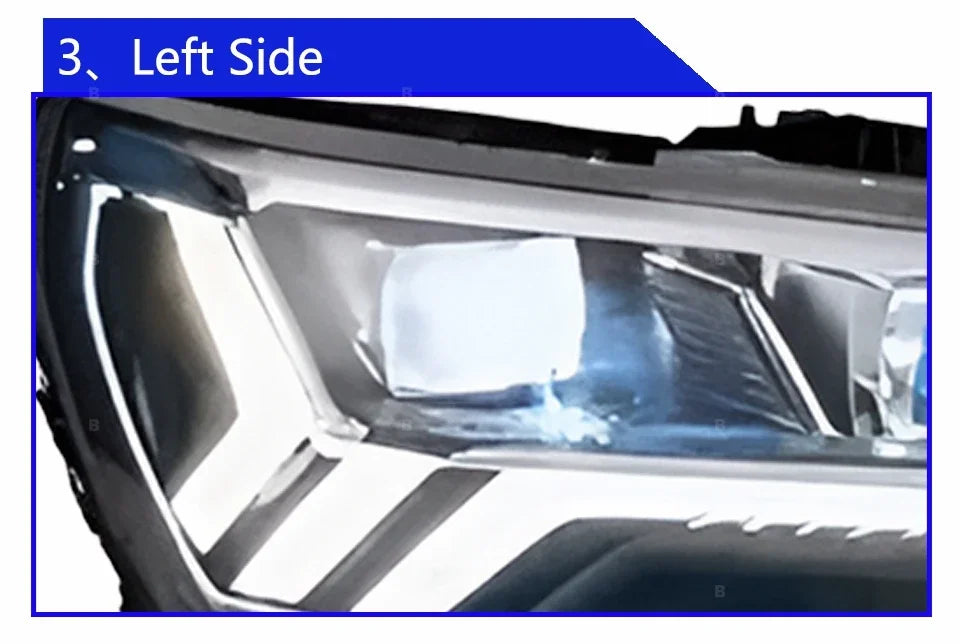 Auto Headlights Accessories For Audi Q3 2020-2023 Upgrade Matrix Projector Lens LED Car Head Lights Plug and Play Assembly