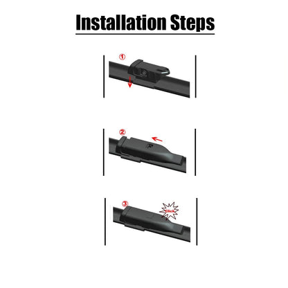 Front Wiper Blades For Honda Civic 2004-2023 2018 2019 2020 2021 2022 2017 Windscreen Windshield Window Auto Accessories 24"+19"