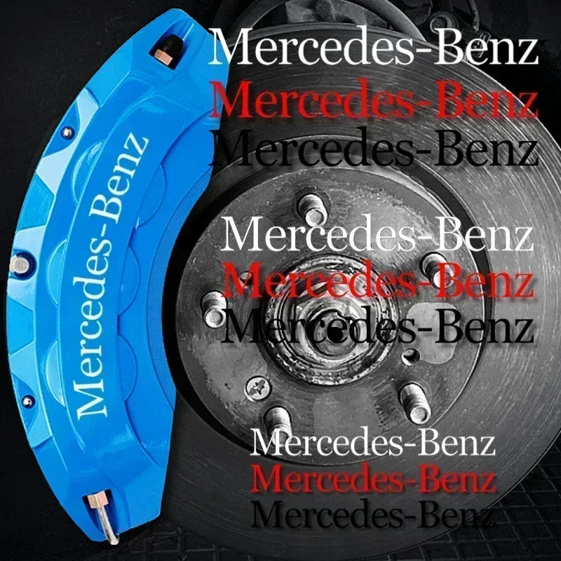 Car Brake Caliper Sticker Decal for Mercedes Benz W166 W212 W213 W246 W176 W177 W205 C180 C63 W167 A B C E Class GLE Decoration