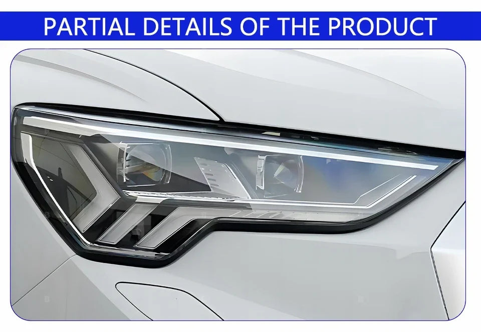 Auto Headlights Accessories For Audi Q3 2020-2023 Upgrade Matrix Projector Lens LED Car Head Lights Plug and Play Assembly