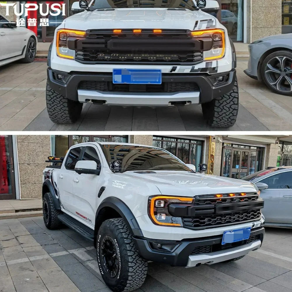 For Ford Ranger T9 Matrix Turn Signal Module DRL Color Change To Amber Headlight Daylight Boards Replace Functional Car Light