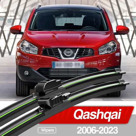 Pour Nissan Qashqai J10 J11 J12 2006-2023 avant essuie-glace Blades 2x Windscreen Window accessoires 2007 2009 2013 2014 2020 (livraison : 5 à 12 jours)