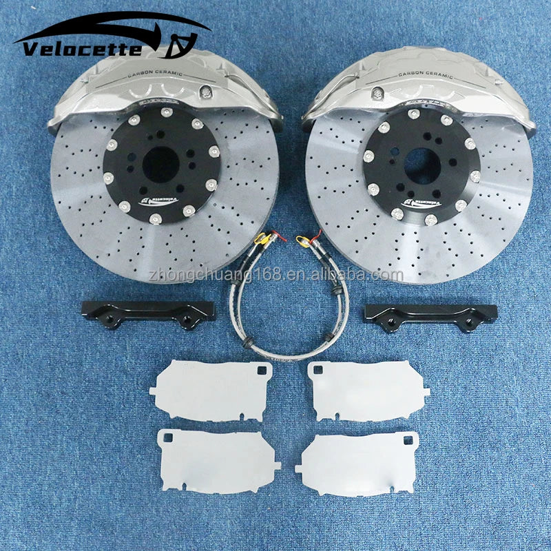 Carbon Fiber Ceramic Brake Rotor 380-420mm Brake Disc Upgrade for BMW M4 M2 G80 F80 F90 AMG C63 400 410 390 380mm Ceramic Discs