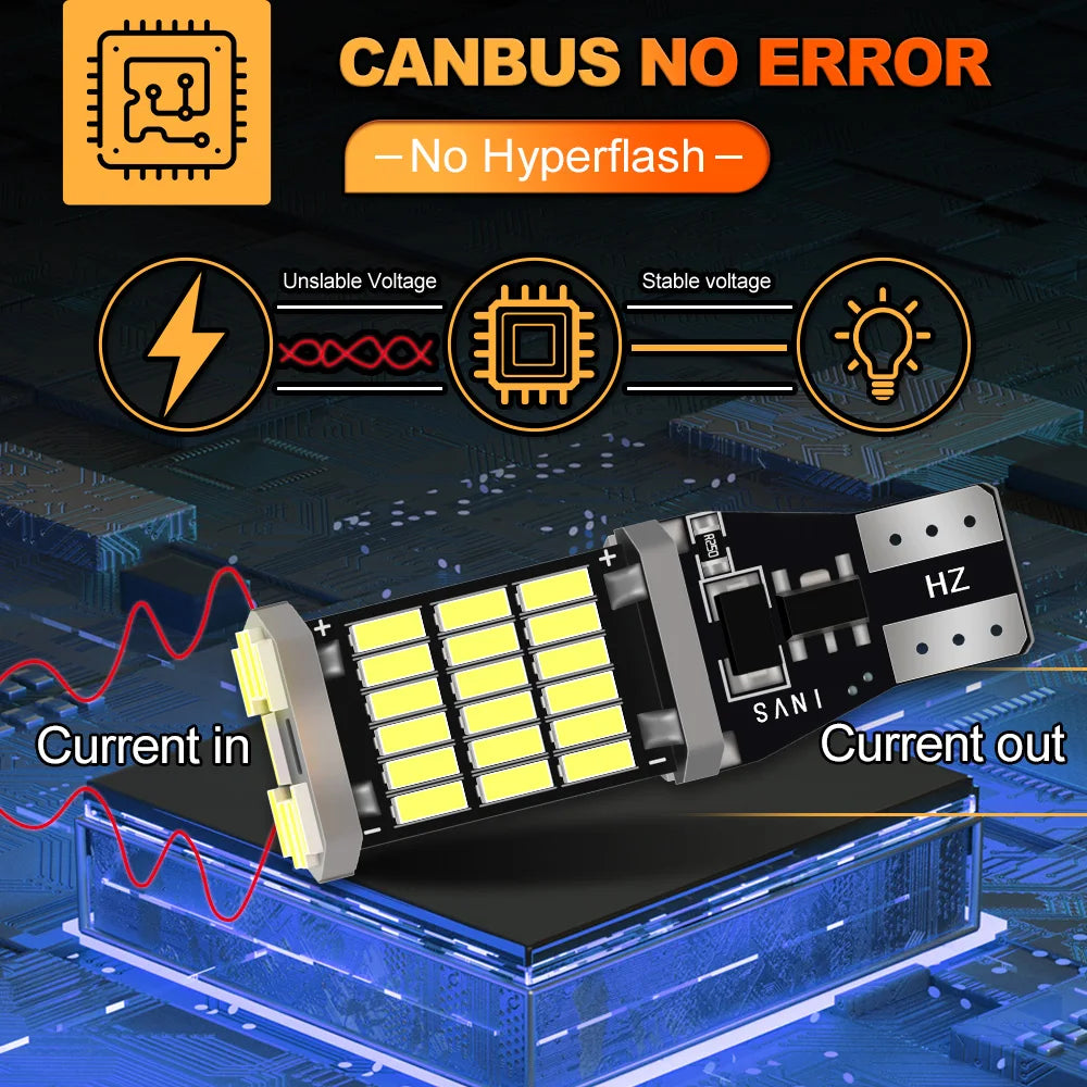 2pcs LED Reverse Light For Dodge Durango Accessories 1998-2009 2000 2001 2002 2003 2004 2005 2006 2007 2008 Backup Canbus Lamp