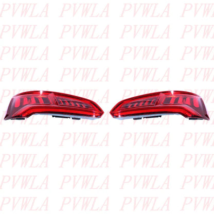 For Audi Q5 2018 2019 2020 European version Car accessories 1 Pair LED 5 Pin Flowing Tail Light Rear Brake Lamp