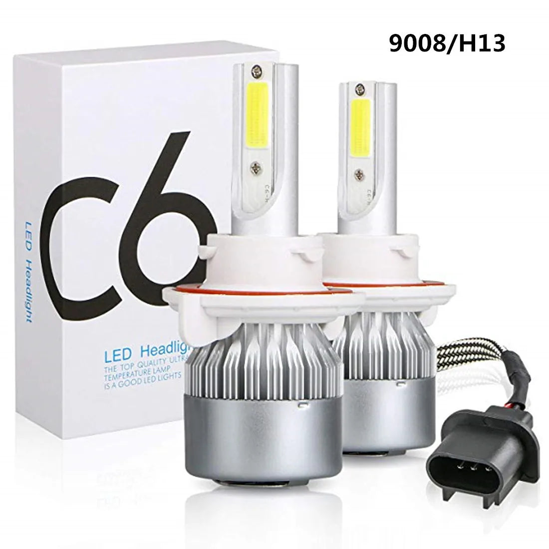 2pcs C6 car LEDs H4 H7 H1 H3 H8 H11 H10 H13 9004 HB3 9005 HB4 9004 HB1 9007 HB2 880 881 9012 bulbs car headlights