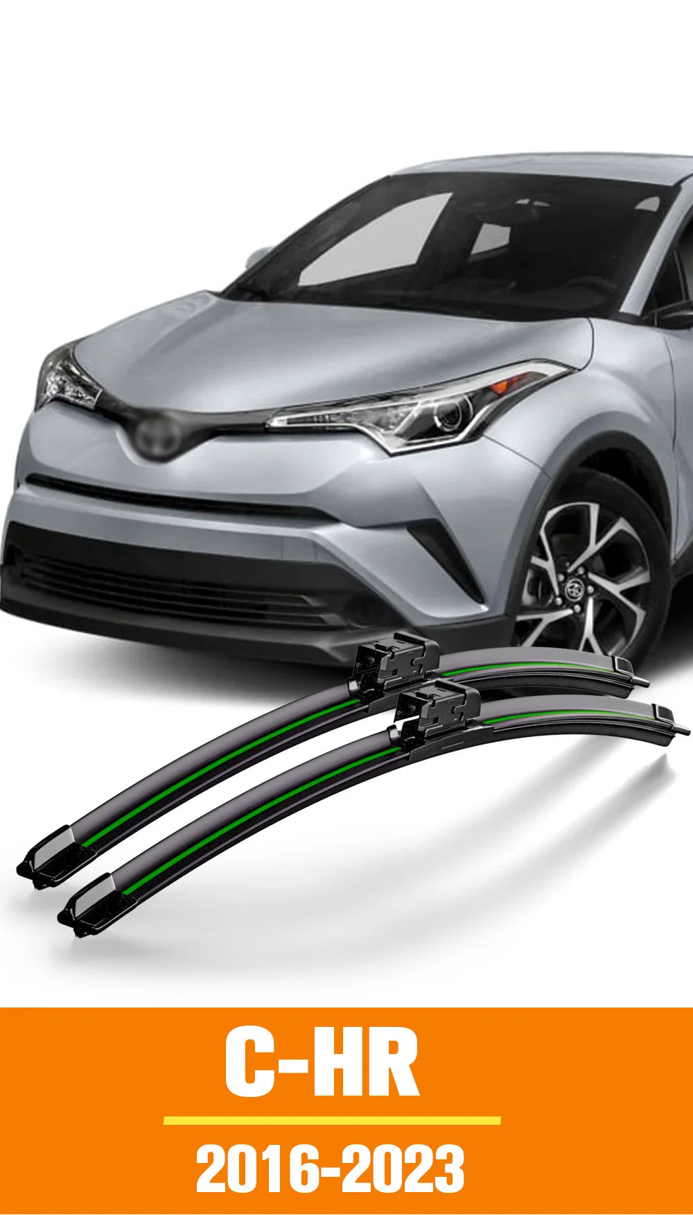 Wiper Front Wiper Blades For Toyota C-HR / CHR 2016-2023 2017 2018 2019 2020 2021 2022 Windshield Windscreen Front Window 26"16"