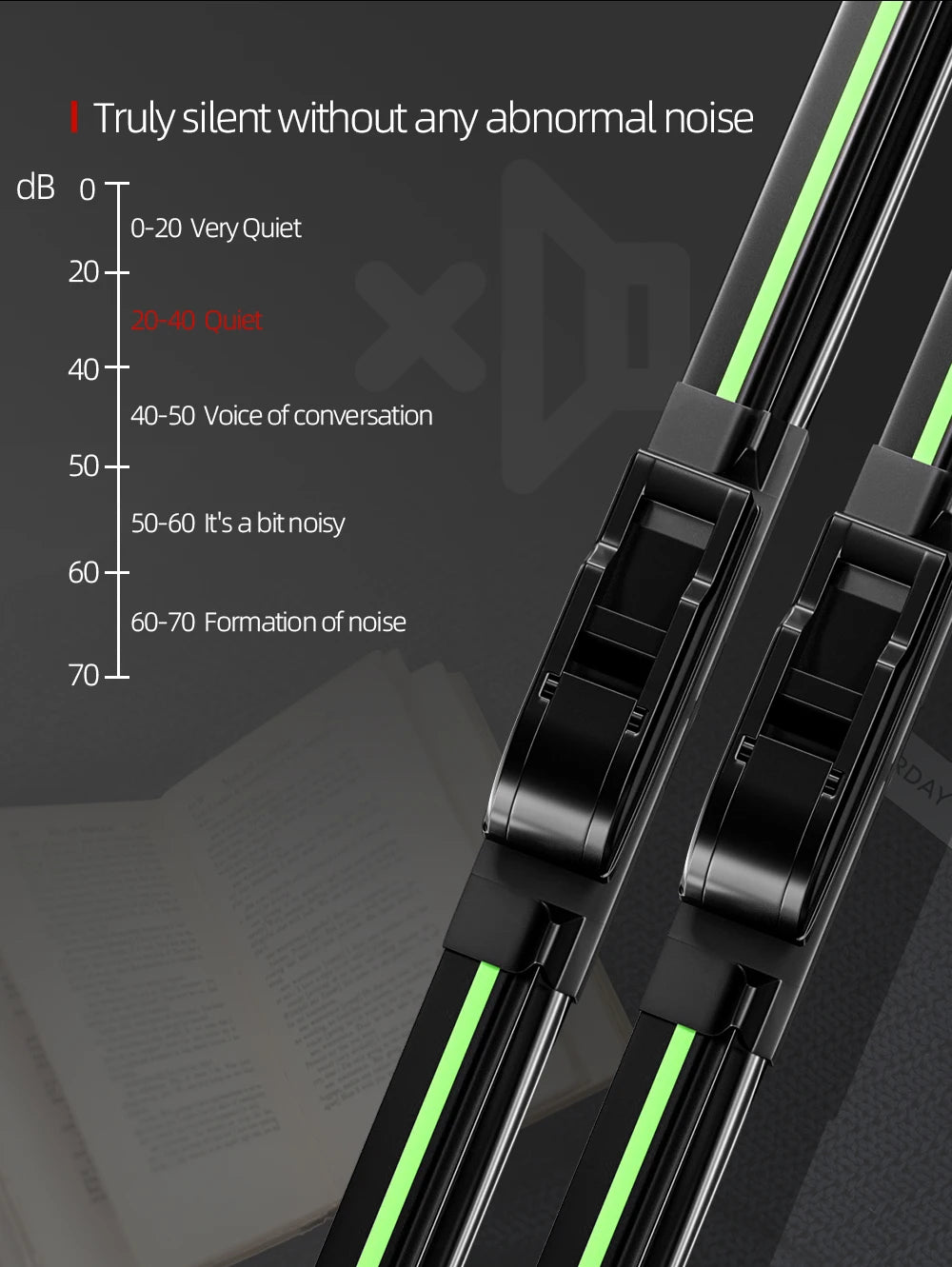 For Chevrolet Cruze 2009-2023 Front Windshield Wiper Blades 2pcs Windscreen Window Accessories 2011 2012 2015 2016 2017 2018