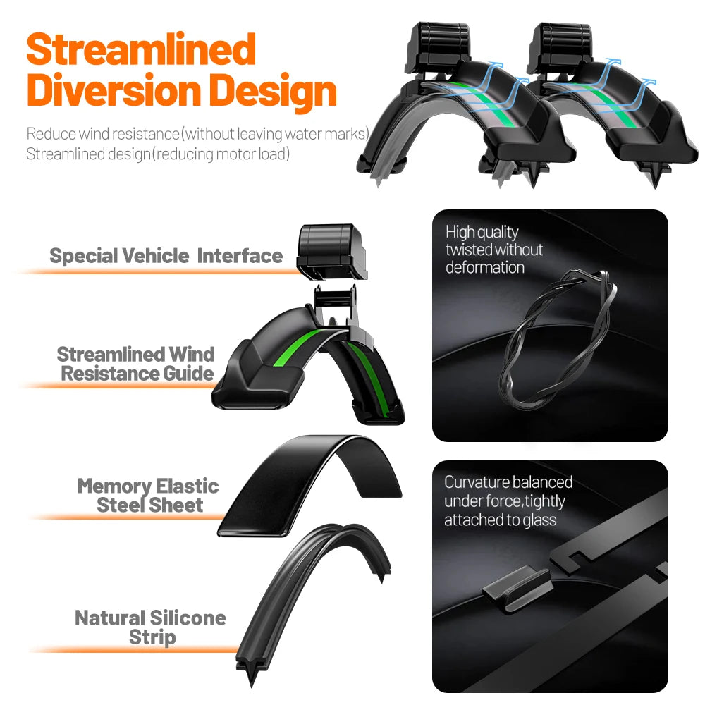 Wiper Front Wiper Blades For Toyota C-HR / CHR 2016-2023 2017 2018 2019 2020 2021 2022 Windshield Windscreen Front Window 26"16"