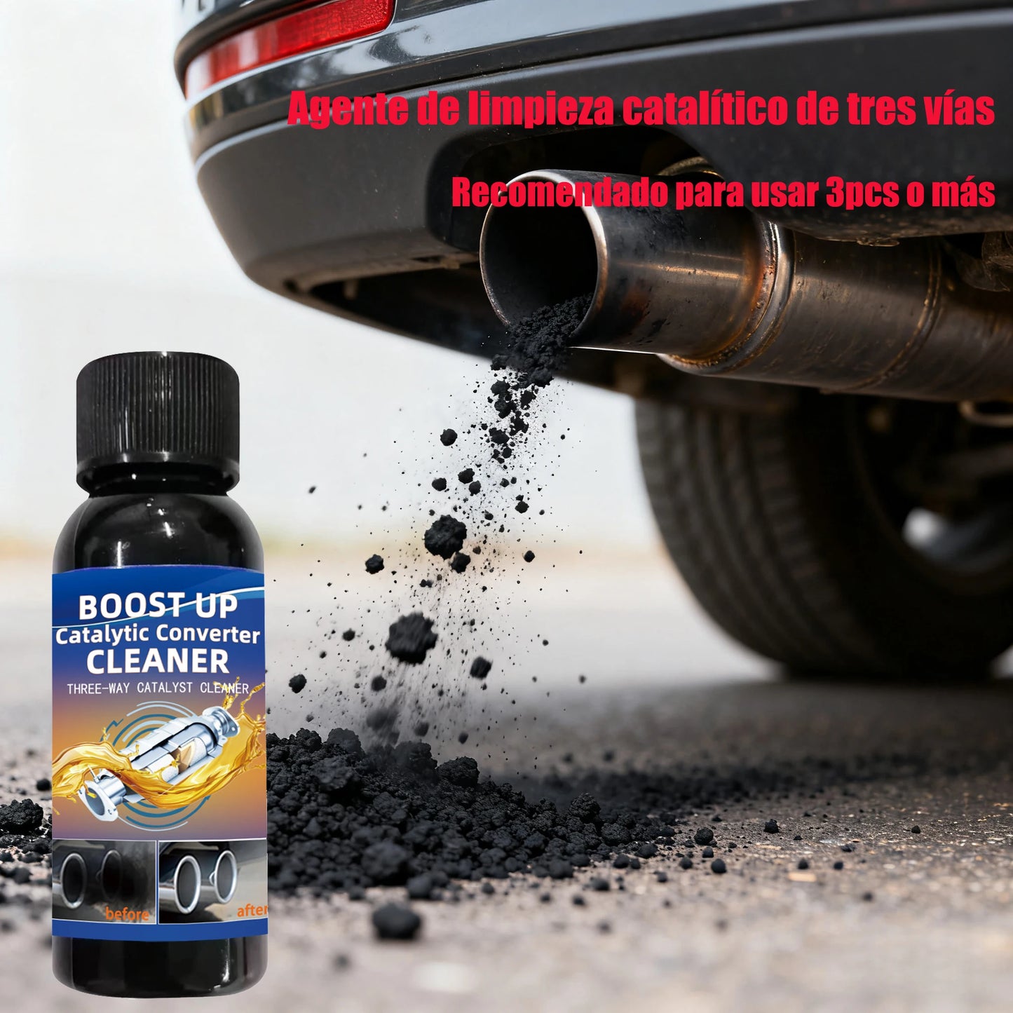 Cathetic car cleaners, promotion of 3 units, for car engine, clean CSV accelerators, catalysts, easy cleaning