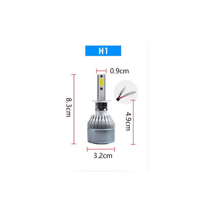 Led Headlight Bulbs H3 H4 H7 LED Car Waterproof Lamp Super Bright CSP LED Headlight DRL Lamp Kit High Low Beam