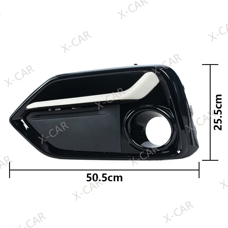 For Honda Civic Hatchback 2020 2021 Front Rear Bumper Fog Light Foglamp Trim Cover Frame Shell Lid Bezel