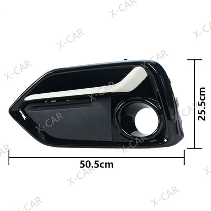 For Honda Civic Hatchback 2020 2021 Front Rear Bumper Fog Light Foglamp Trim Cover Frame Shell Lid Bezel