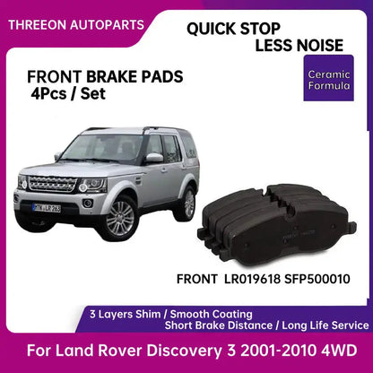 THREEON plaquettes de frein avant pour Land Rover Discovery 3 2001-2010 Discovery 3 4WD LR019618 SFP500010 TO1348-F (livraison : 5 à 12 jours)