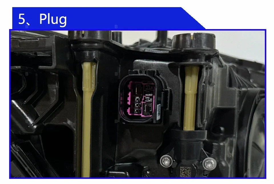 Auto Headlights Accessories For Audi Q3 2020-2023 Upgrade Matrix Projector Lens LED Car Head Lights Plug and Play Assembly