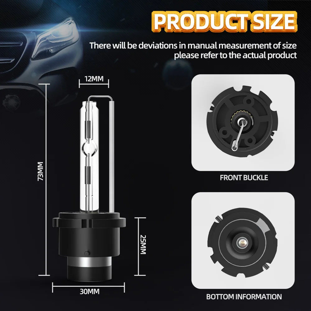 35W D2S D4S Xenon Headlight Bulbs 4500LM Canbus No Error D1S D3S LED Car Lights 12V HID Xenon Headlamps 6000K 8000K Auto Lamps