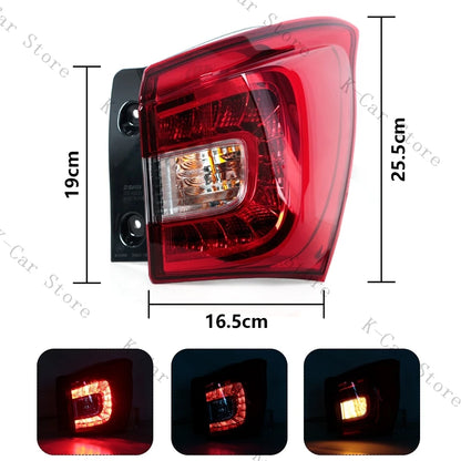 For Suzuki SX4 S-CROSS LED Car Taillight Assembly Brake Reverse Lamp Turn Signal Warning Light Fog Lamp Car Accessories