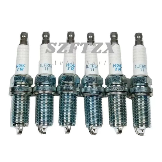 Genuine New 1884011051 18840-11051 Spark Plug 6Pcs For HYUNDAI SANTA FE GENESIS KIA SORENTO RONDO SPORTAGE