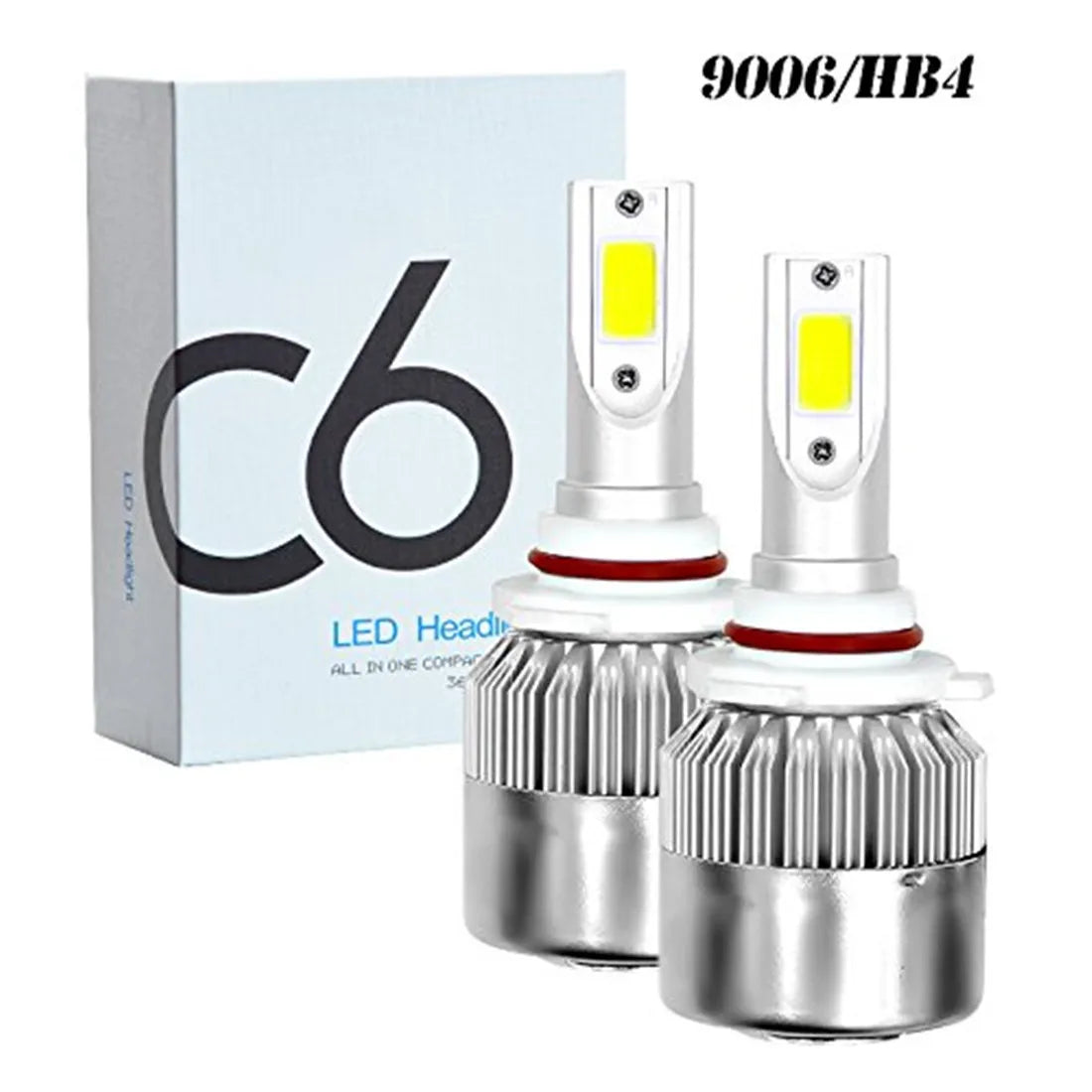 2pcs C6 car LEDs H4 H7 H1 H3 H8 H11 H10 H13 9004 HB3 9005 HB4 9004 HB1 9007 HB2 880 881 9012 bulbs car headlights