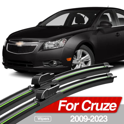 For Chevrolet Cruze 2009-2023 Front Windshield Wiper Blades 2pcs Windscreen Window Accessories 2011 2012 2015 2016 2017 2018