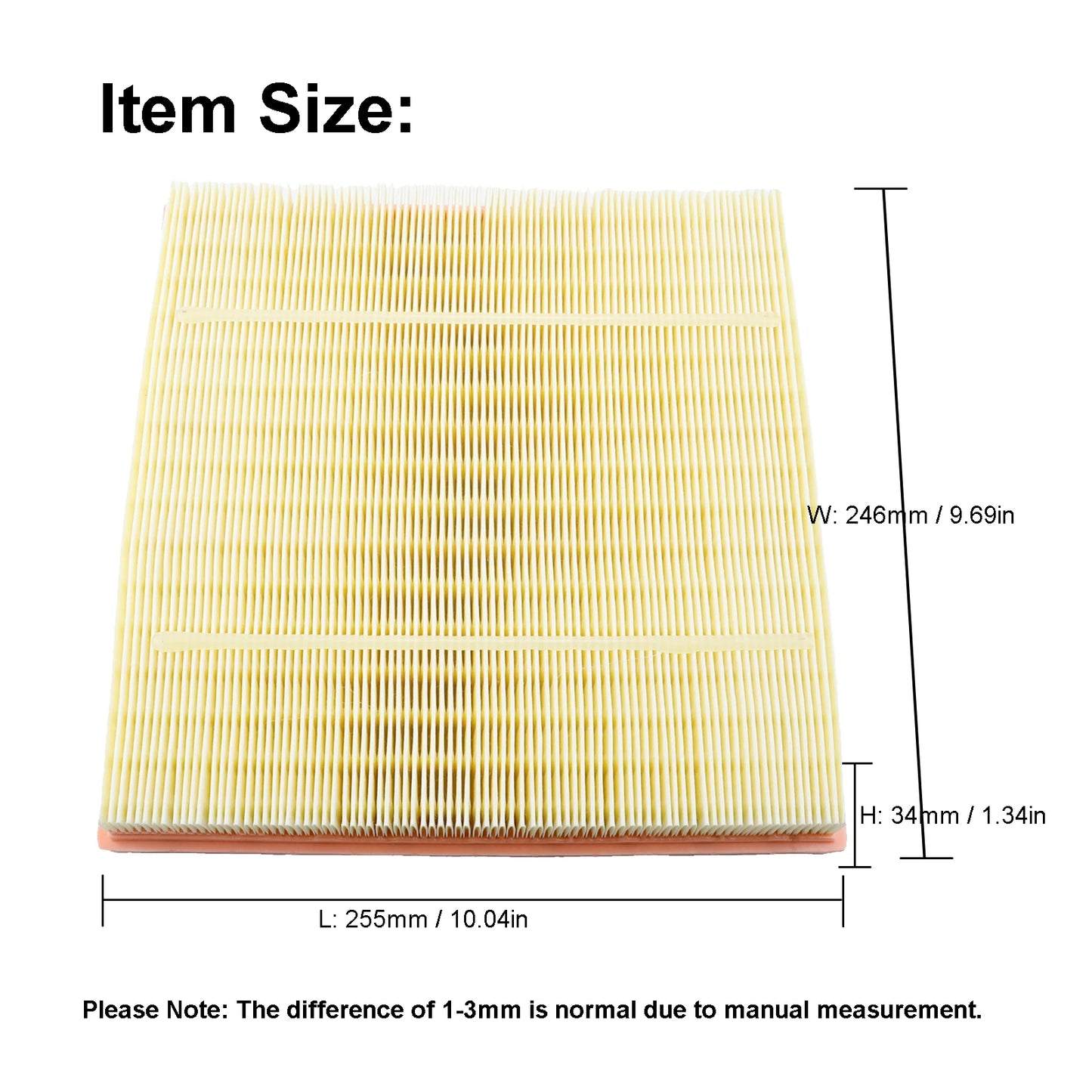 Engine Air Filter For CHEVROLET CRUZE J300/ ORLANDO J309/ HOLDEN/ OPEL ASTRA J P10/ BUICK EXCELLE GT GX Spare Parts 13272717