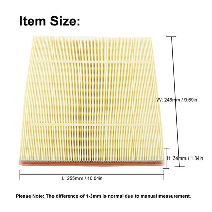 Engine Air Filter For CHEVROLET CRUZE J300/ ORLANDO J309/ HOLDEN/ OPEL ASTRA J P10/ BUICK EXCELLE GT GX Spare Parts 13272717