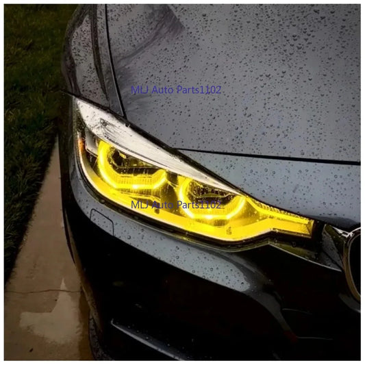 Yellow DRL for 3 Series F30 F31 F34 facelift 2016-2019 Angel Eye LED Headlight Daytime Light LED Board
