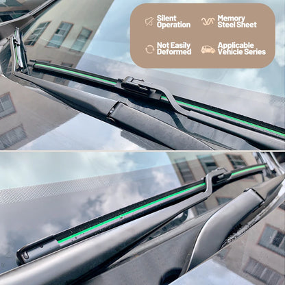 For Jeep Compass MK MP 2006-2023 Front Windshield Wiper Blades 2pcs Windscreen Window Accessories 2007 2013 2015 2019 2020 2021