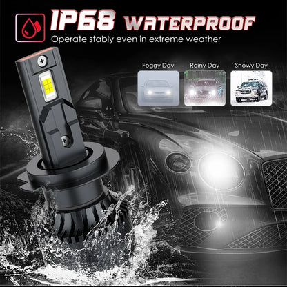 Dualvision Car LED Headlight H7 LED H4 H1 H8 H11 HB3 HB4 9005 9006 9012 6000K 350W 80000LM Auto LED Lamp Turbo Fog Lights 12V