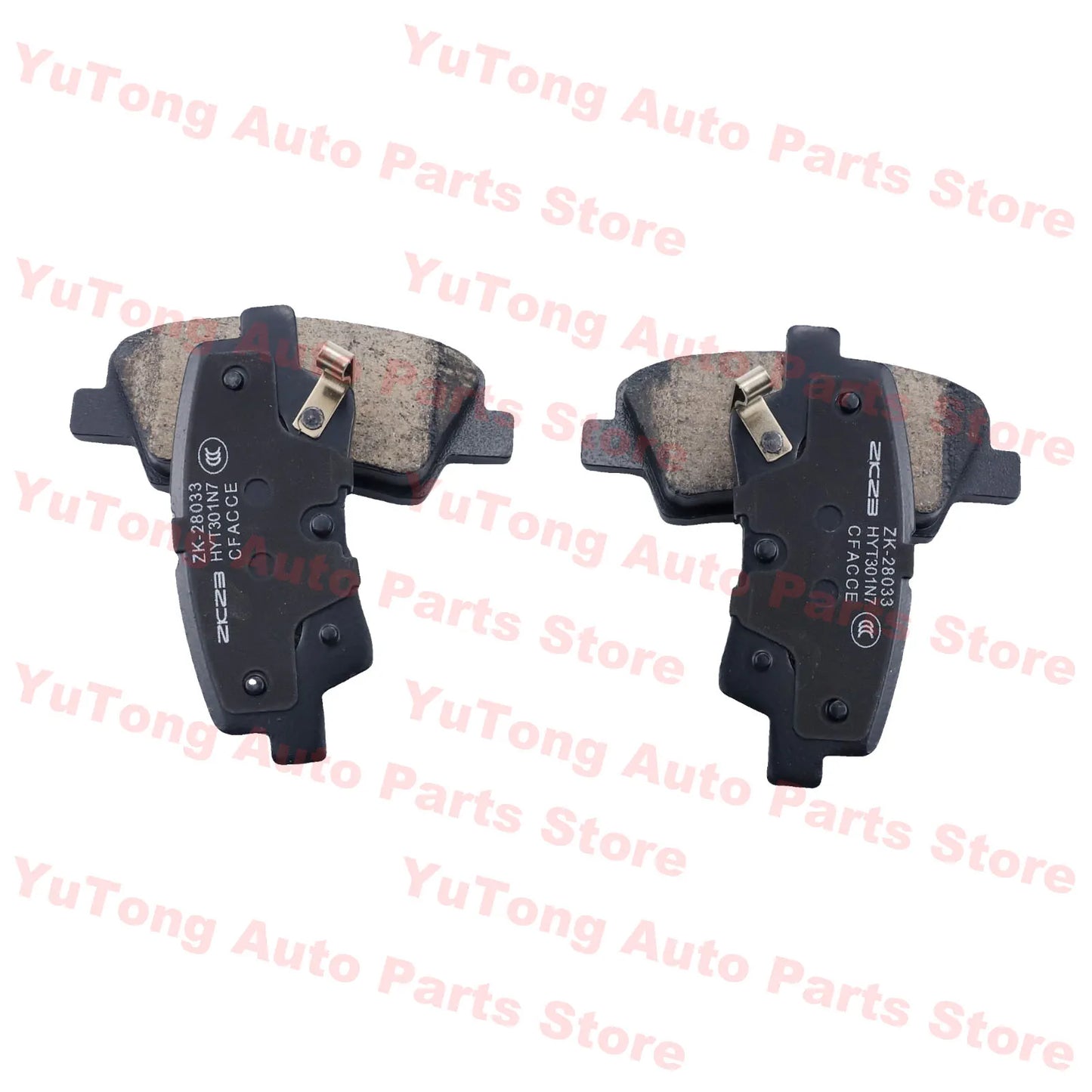 Rear Brake Pad Set For HYUNDAI ELANTRA ACCENT HC 2017 VELOSTER Kia K3 Rio Sportage Geely Atlas Boyue EC7 Spare Parts Ceramics