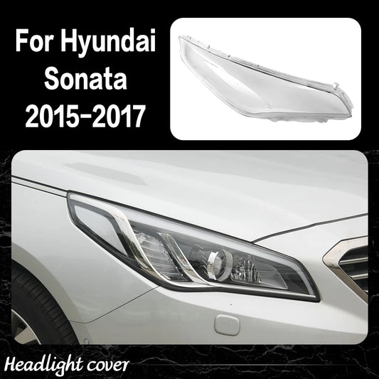 Pour Hyundai Sonata 2015 2016 avant phare cache Transparent phare Shell Lens Plexiglass Replace Original Lampshade (livraison : 5 à 12 jours)
