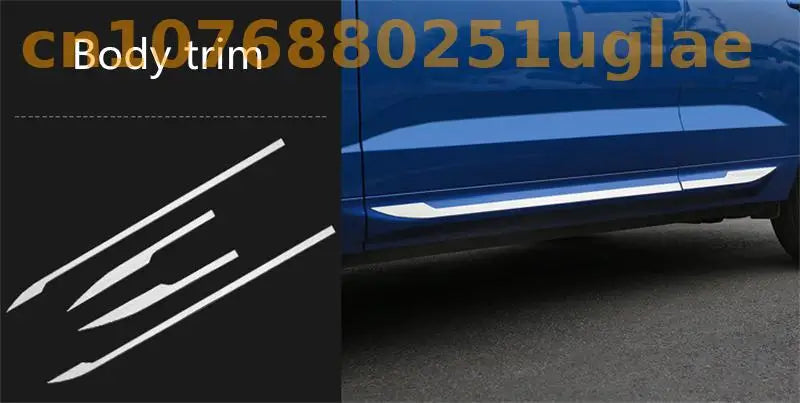Car Accessories For Volvo xc60 2018 2019 2020 2021 2022 Body electroplating door side anti-collision decorative bright strip