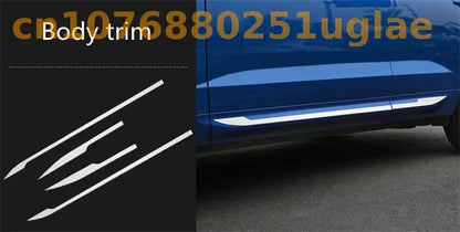 Car Accessories  For Volvo xc60  2018 2019 2020 2021 2022 Body electroplating door side anti-collision decorative bright strip