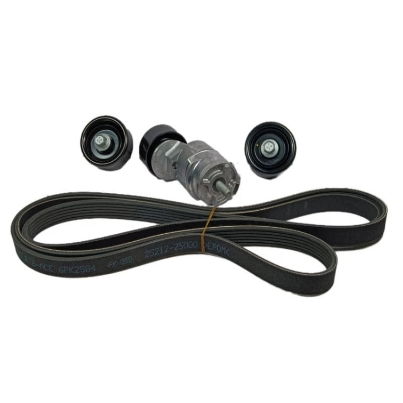 GENUINE New 2528125000 2521225000 2528725010 2528725110 Serpentine Belt Tensioner Kit For Hyundai  Sonata Kia Optima Rondo