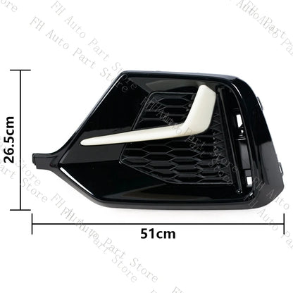 Front Rear Fog Lamp Light Trim Frame Shell Cover Lid Bezel For Honda Civic Hatchback 2020 2021