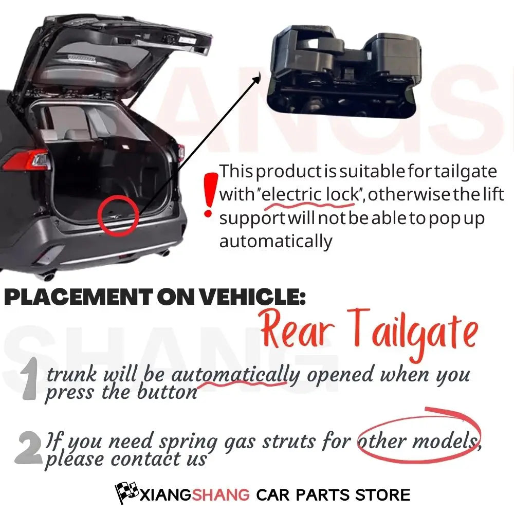 2pcs Rear Tailgate Damper for Ford Focus ST Mk2 Hatchback 2005-2010 WITH SPRING Trunk Boot Gas Struts Lift support