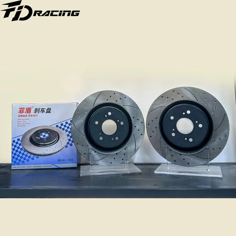 High quality No noise Economical car brake discs for Infiniti Q30 Q45 Q50 Hybrid Q50 Rear disc (large bore) Q60 Q60 Convertible