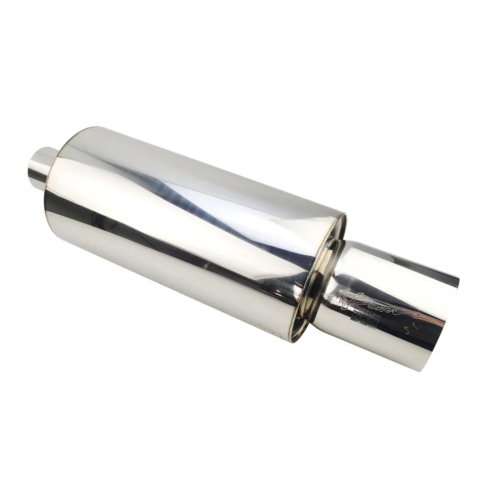 Car Exhaust Systems Tail Pipe Muffler High Quality Universal Stainless Mufflers Large Size Interface 63mm 76mm Ses Bombası