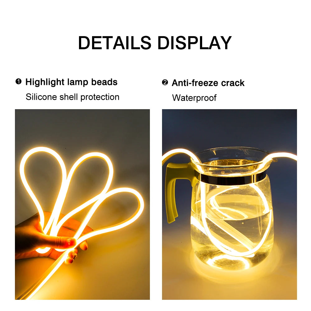 OKEEN Led Car Hood Lights Strip Universal Auto Decorative Atmosphere Lamps Ambient Lights For Car Daytime Running Lights DRL 12V