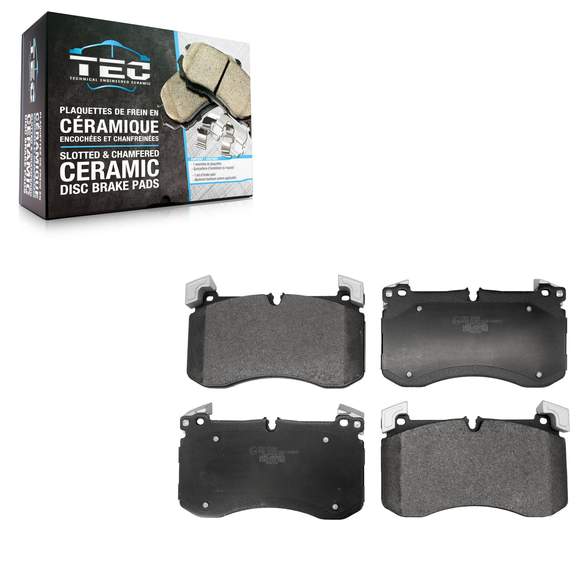 TEC TEC-2238 plaquette de frein avant